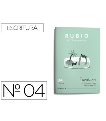 Cuaderno rubio caligrafia nº 04